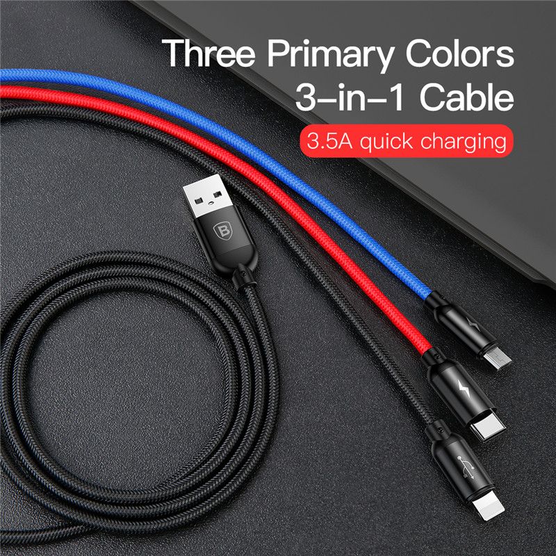 Baseus 3-in-1 Cable price in bd