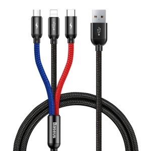 Baseus Three Primary Colors 3-in-1 Cable