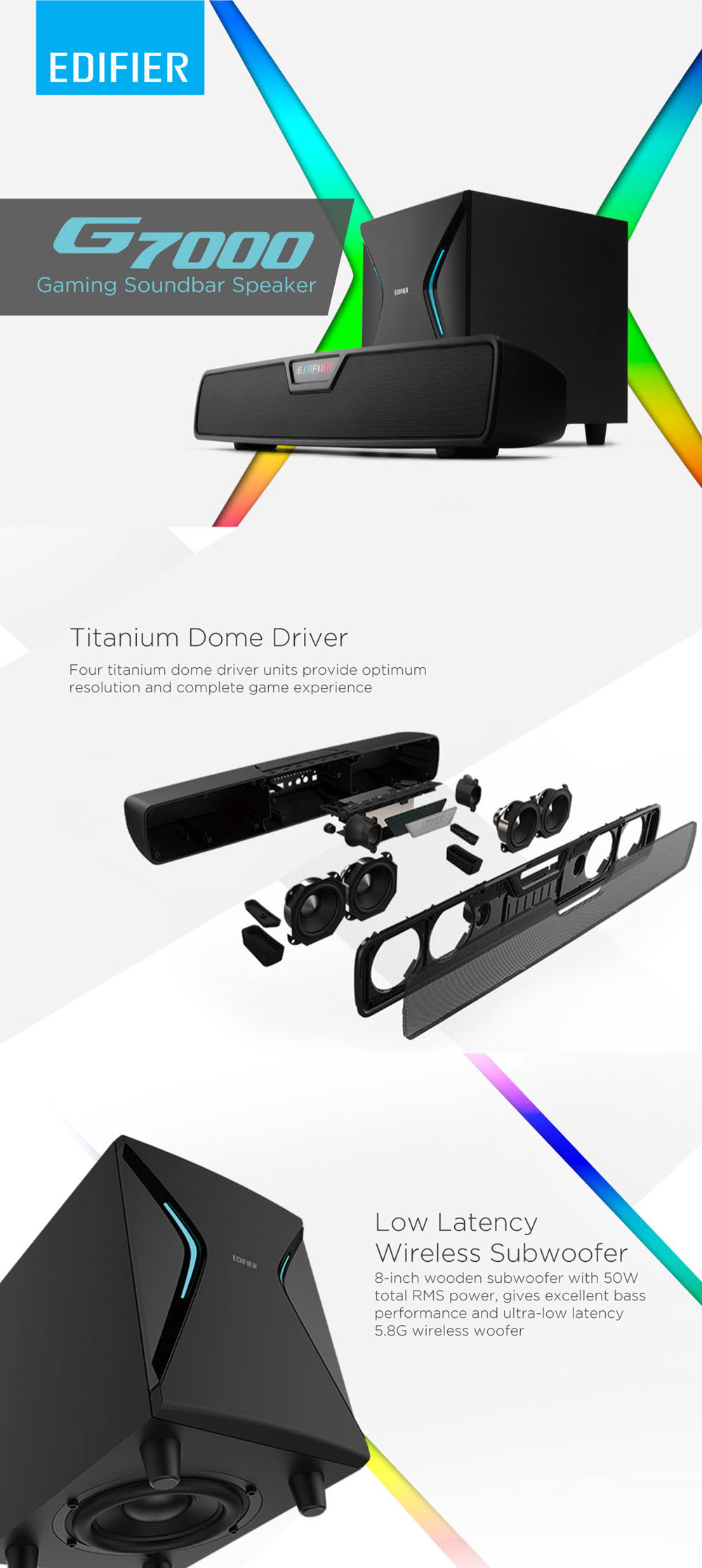 Edifier G7000 Gaming Soundbar Price in BD