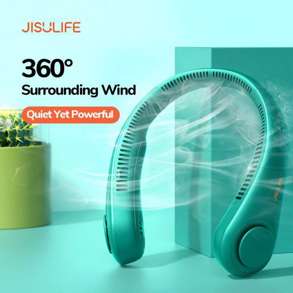 JISULIFE FA12 Bladeless Portable Neck Fan – Midnight Blue BD