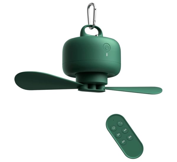 JISULIFE USB Rechargeable Hanging Ceiling Fan