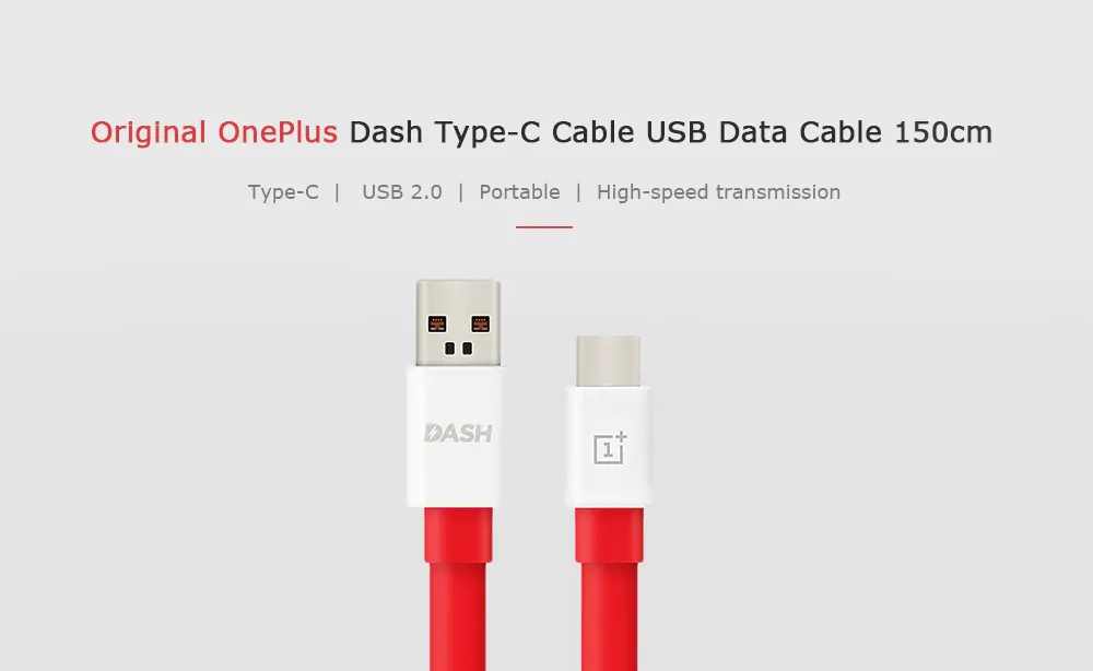 OnePlus Type-C Flat Cable 100cm in bangladesh