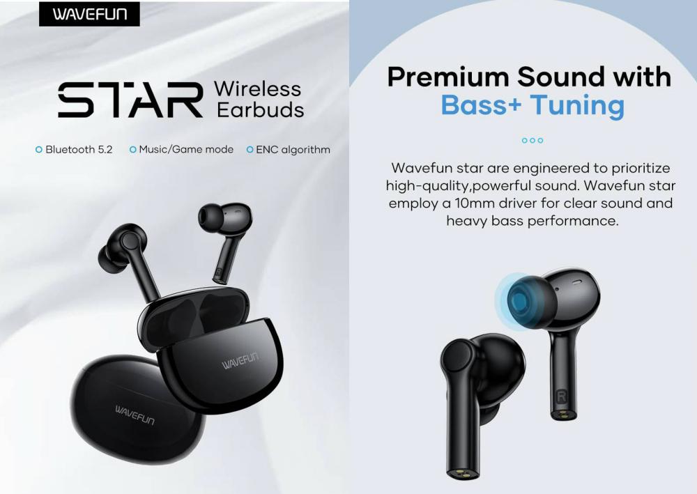 Wavefun Rock Super Bass TWS Earbuds Price in Bangladesh