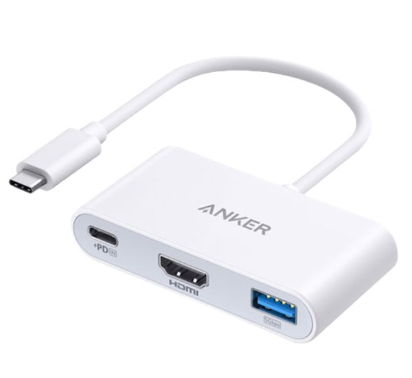 Anker PowerExpand 3-in-1 USB-C Hub White