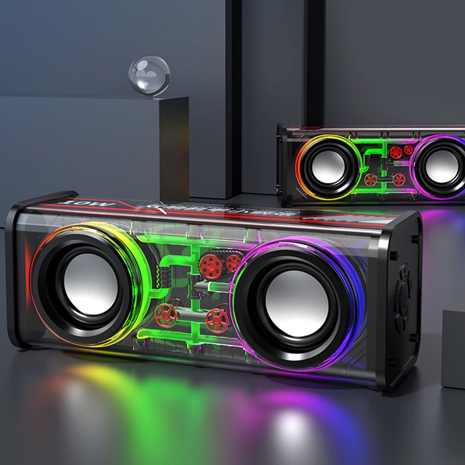 V8 Transparent Bluetooth Speaker Price in BD